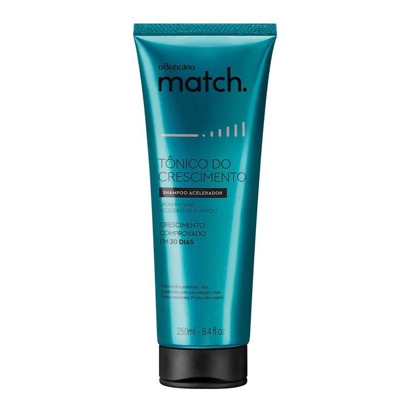 Oboticario Match Shampoo Tonico De Crecimiento 250Ml